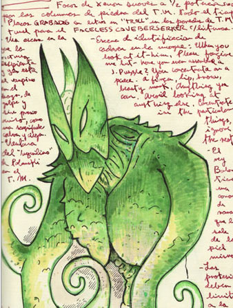Illustration for article titled Guillermo del Toro's sketches reveal his At the Mountains of Madness